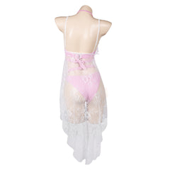 Game Final Fantasy VII Rebirth (2024) Aerith Pink Swimsuit Bikini Outfits Cosplay Costume Halloween Carnival Suit
