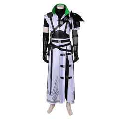 Game Final Fantasy VII Rebirth (2024) Cloud White Outfits Cosplay Costume Halloween Carnival Suit 