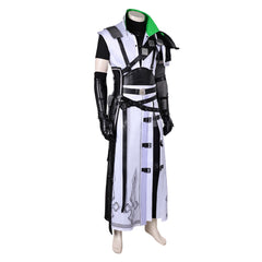 Game Final Fantasy VII Rebirth (2024) Cloud White Outfits Cosplay Costume Halloween Carnival Suit 