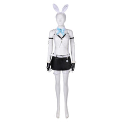 Game Final Fantasy VII Rebirth (2024) Tifa White Bunny Bustier Outfits Cosplay Costume Halloween Carnival Suit 