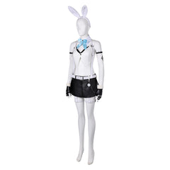 Game Final Fantasy VII Rebirth (2024) Tifa White Bunny Bustier Outfits Cosplay Costume Halloween Carnival Suit 