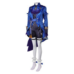 Game Genshin Impact Furina Blue Set Outfits Cosplay Costume Halloween Carnival Suit 