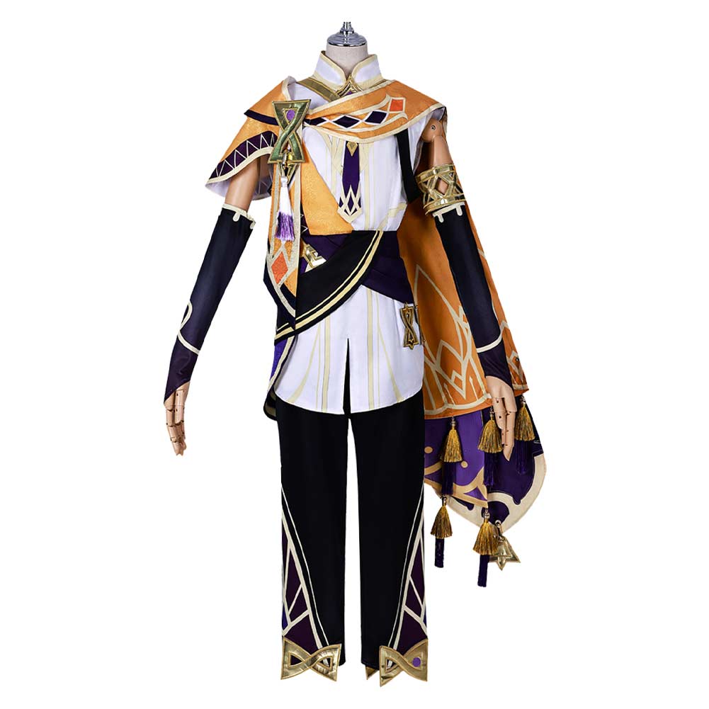 Game Genshin Impact Sethos Yellow Outfits Cosplay Costume Halloween Carnival Suit 