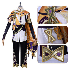 Game Genshin Impact Sethos Yellow Outfits Cosplay Costume Halloween Carnival Suit 