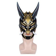 Game Genshin Impact Xiao Mask Cosplay Latex Masks Helmet Masquerade Halloween Party Props