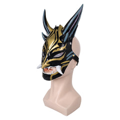 Game Genshin Impact Xiao Mask Cosplay Latex Masks Helmet Masquerade Halloween Party Props