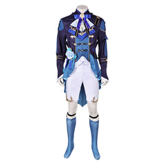 Game Genshin Impact Xingqiu Blue Suit Outfits Cosplay Costume Halloween Carnival Suit