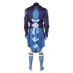 Game Genshin Impact Xingqiu Blue Suit Outfits Cosplay Costume Halloween Carnival Suit