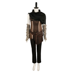 Game Hellblade 2 (2024) Senua Brown Outfits Cosplay Costume Halloween Carnival Suit 