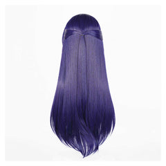 Game Honkai: Star Rail Acheron Dark Blue Wig Cosplay Carnival Halloween Party Props