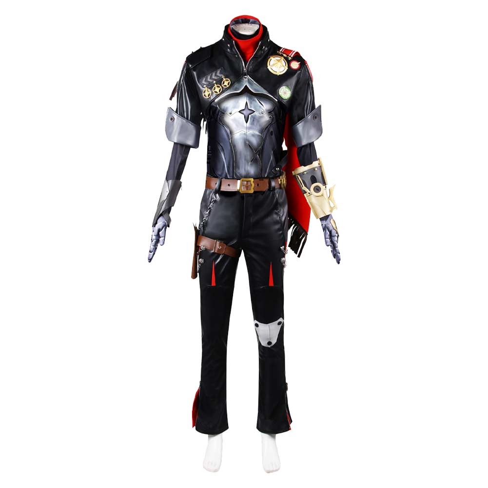 Game Honkai: Star Rail Boothill Black Set Outfits Cosplay Costume Halloween Carnival Suit 