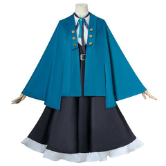 Game Honkai: Star Rail Firefly Blue Cloak Dress Outfits Cosplay Costume Halloween Carnival Suit