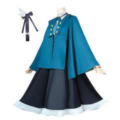 Game Honkai: Star Rail Firefly Blue Cloak Dress Outfits Cosplay Costume Halloween Carnival Suit