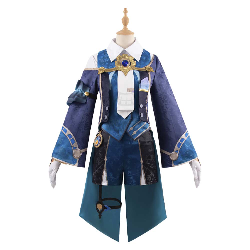 Game Honkai: Star Rail Misha Blue Outfits Cosplay Costume Halloween Carnival Suit 