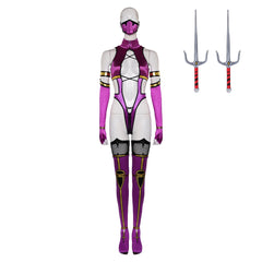 Mortal Kombat 9 Mileena Purple Sexy Outfits Cosplay Costume Halloween Carnival Suit