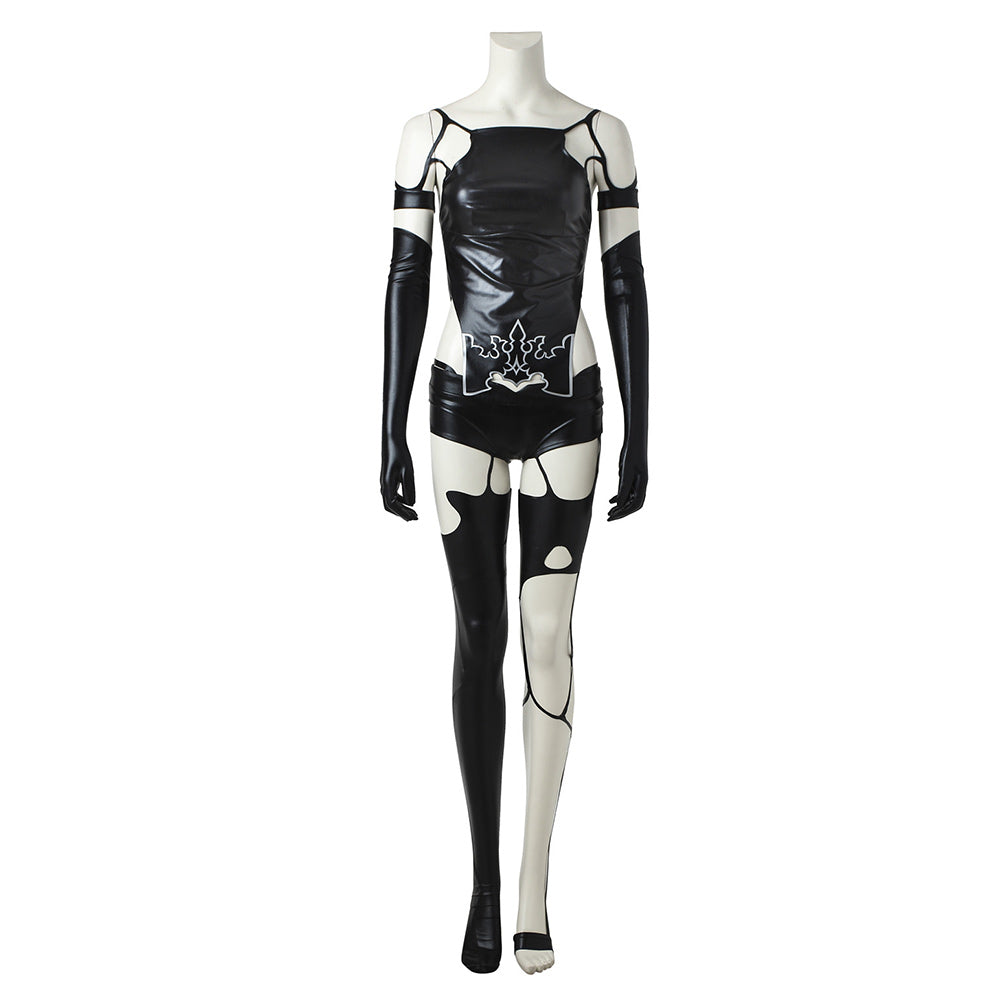 Game NieR:Automata YoRHa Type A No.2 Black Outfits Cosplay Costume Halloween Carnival Suit