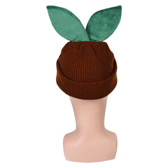 Game Palworld Gumoss Cosplay Brown Knitted Hat Halloween Carnival Accessories