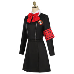 Game Persona 3: Reload (2024) Aigis Black School Uniform Outfits Cosplay Costume Halloween Carnival Suit