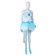 Game Princess Peach: Showtime! (2024) Skater Peach Blue Outfits Cosplay Costume Halloween Carnival Suit