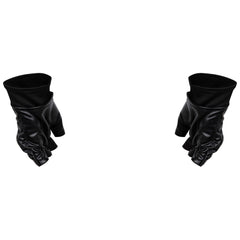 Game Resident Evil 4 Remake Leon S.Kennedy Black Gloves Cosplay Halloween Carnival Accessories Props