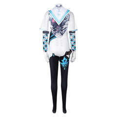 Game Stellar Blade Eve Blue White Battle Jumpsuit Outfits Cosplay Costume Halloween Carnival ​Suit