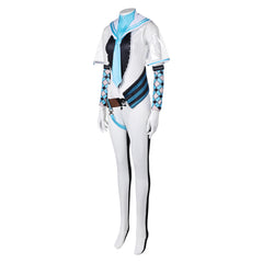 Game Stellar Blade Eve Blue White Battle Jumpsuit Outfits Cosplay Costume Halloween Carnival ​Suit