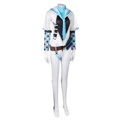 Game Stellar Blade Eve Blue White Battle Jumpsuit Outfits Cosplay Costume Halloween Carnival ​Suit