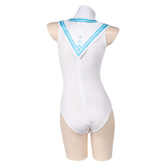 Game Stellar Blade Eve Blue White Swimsuit Outfits Cosplay Costume Halloween Carnival Suit 