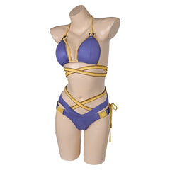 Game Stellar Blade Eve Purple Swimsuit Outfits Cosplay Costume Halloween Carnival Suit 