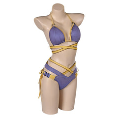 Game Stellar Blade Eve Purple Swimsuit Outfits Cosplay Costume Halloween Carnival Suit 