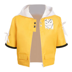 Game Valorant Clove Yellow Jacket Coat Outfits Cosplay Costume Halloween Carnival Suit 