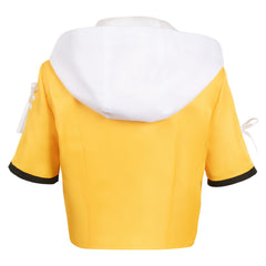 Game Valorant Clove Yellow Jacket Coat Outfits Cosplay Costume Halloween Carnival Suit 