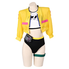 Game Valorant Killjoy Yellow Coat Swimsuit Outfits Cosplay Costume Halloween Carnival Suit - Coshduk