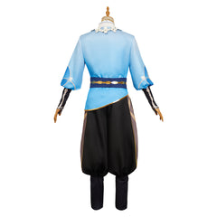 Genshin Impact Aether Blue Flower Knight Outfits Cosplay Costume 