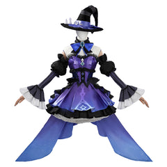 Genshin Impact Candlelit Revelry Purple Dress Set Outfits Cosplay Costume 
