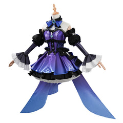 Genshin Impact Candlelit Revelry Purple Dress Set Outfits Cosplay Costume 