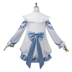 Genshin Impact Columbina Dream Journey ​Blue White Dress Set Outfits Cosplay Costume 
