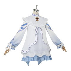 Genshin Impact Columbina Dream Journey ​Blue White Dress Set Outfits Cosplay Costume 
