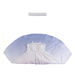 Genshin Impact Columbina White Blue Dress ​Sleepwear Outfits Cosplay Costume