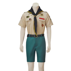 Ghosts Pete Martino Scout Beige Blue Set Outfits Halloween Cosplay Costume 