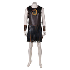 Gladiator 2 (2024) Lucius Brown Outfits Cosplay Costume Halloween Carnival Suit