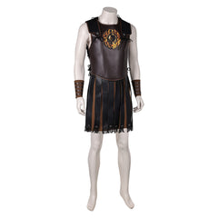 Gladiator 2 (2024) Lucius Brown Outfits Cosplay Costume Halloween Carnival Suit