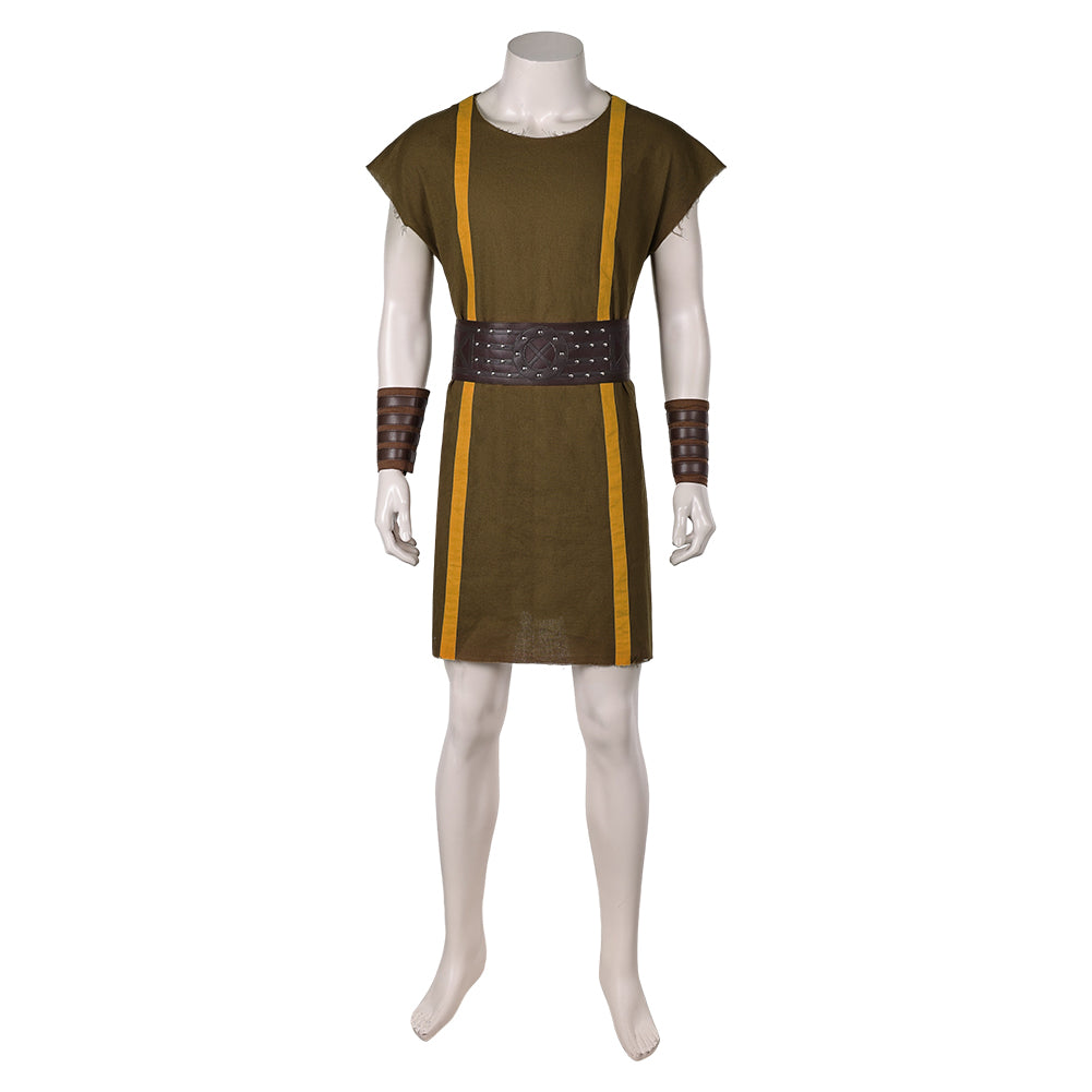 Gladiator 2 (2024) Lucius Yellow Tunic Outfits Cosplay Costume