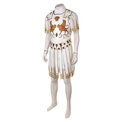 Gladiator 2 (2024) Marcus Acacius White Leather Outfits Cosplay Costume 