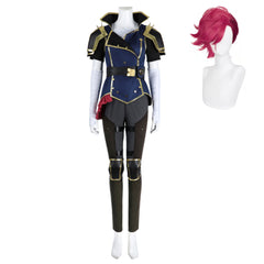 Arcane: League Of Legends 2 (2024) Vi The Piltover Enforcer Outfits Cosplay Costume Halloween Carnival Suit