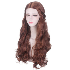 Movie Beauty And The Beast Belle Brown Wig Cosplay Accessories Halloween Carnival Props