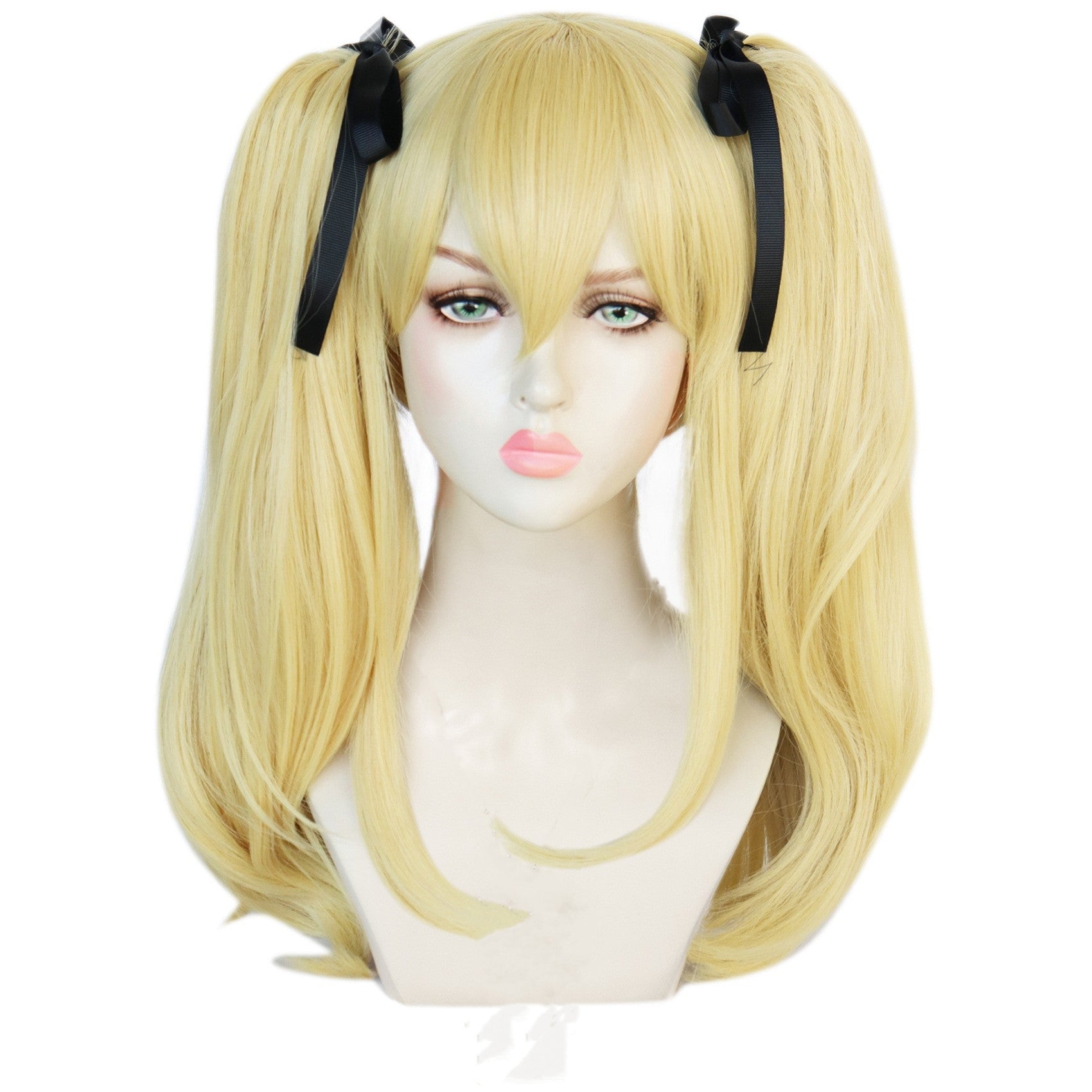 Anime Kaiju No.8 Kikoru Shinomiya Yellow Wig Cosplay Accessories Halloween Carnival Props