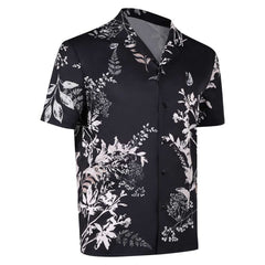 GTA 6 (2026) Jason Duval Black Printed Summer Shirt Outfits Cosplay Costume