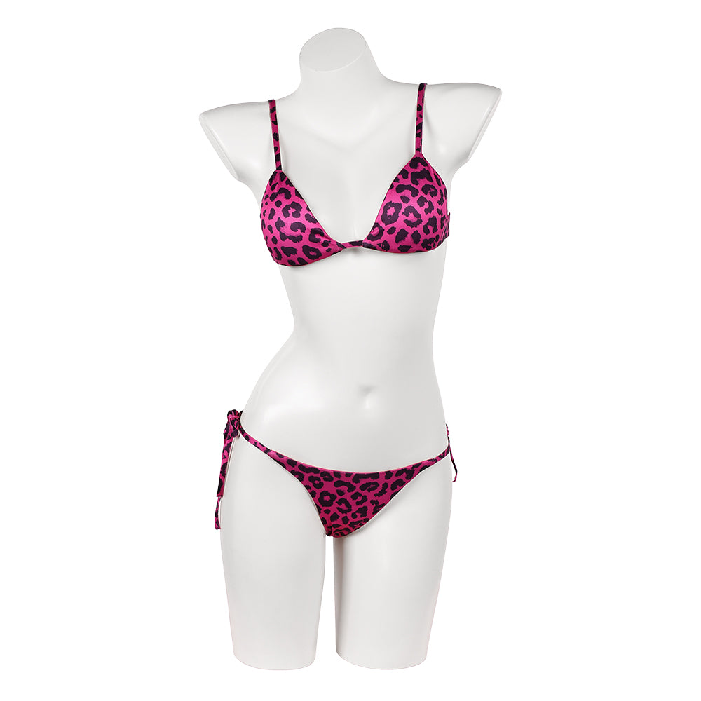 GTA 6 (2026) Lucia Caminos Pink Leopard Bikinis Swimsuit Outfits Cosplay Costume 