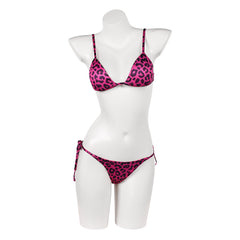 GTA 6 (2026) Lucia Caminos Pink Leopard Bikinis Swimsuit Outfits Cosplay Costume 